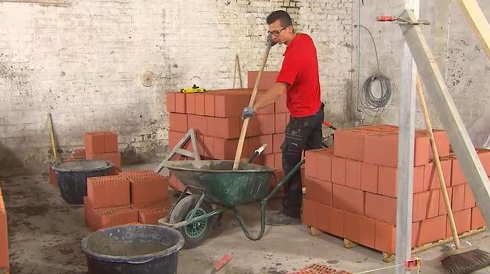 kruiwagen metselwerk