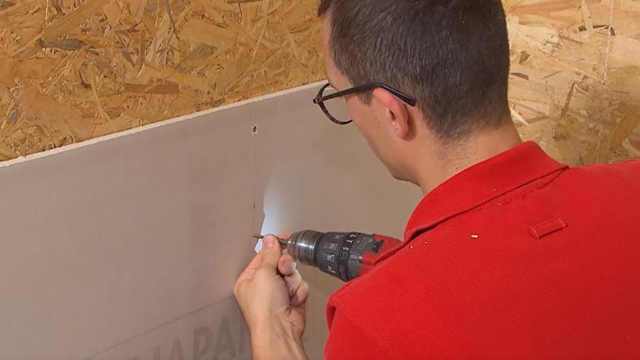 aquapanel valse wand plaatsen