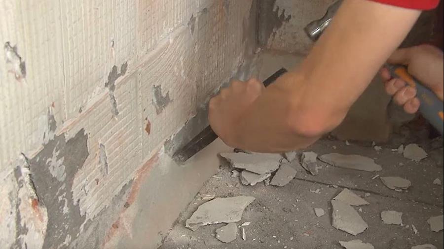 oneffenheden valse wand voorbereiding
