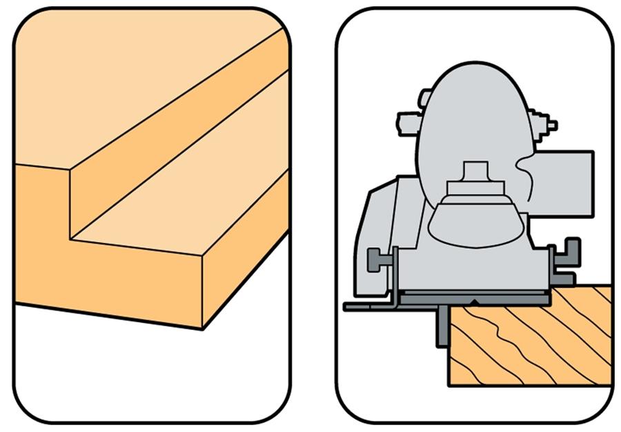 geleider guide schaafmachine