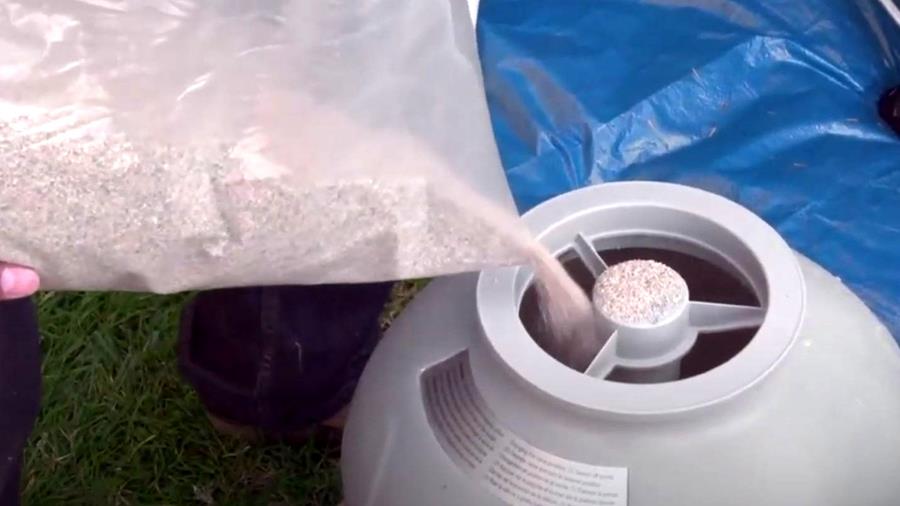 zandfilter zwembadwater filteren
