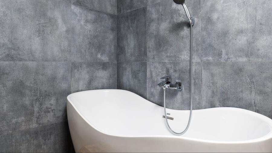 ronde vorm bad badkamer