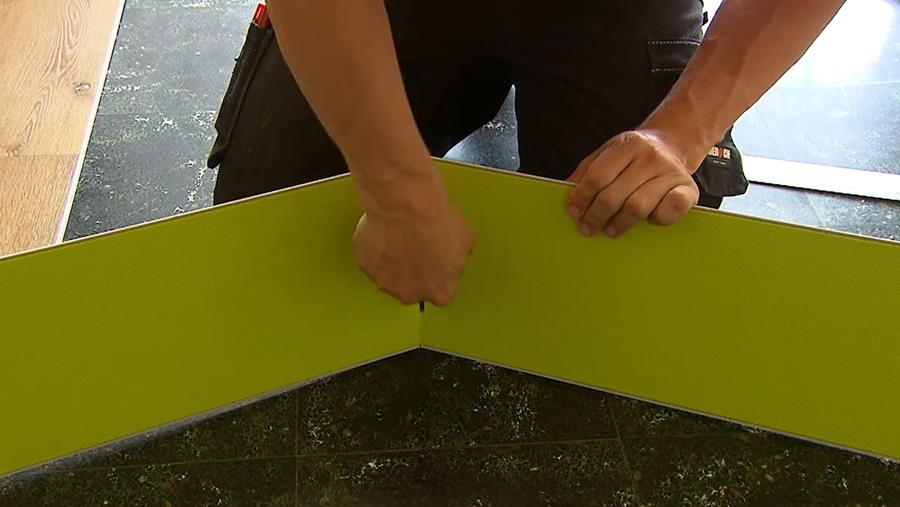 6. op maat LVT-vloer plaatsen