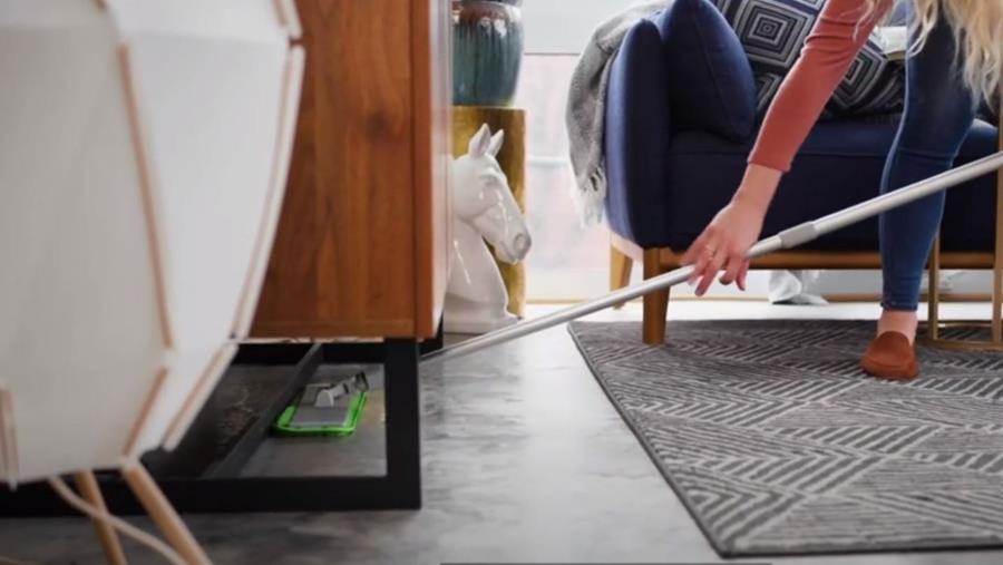 1. afstoffen vinyl vloer onderhoud