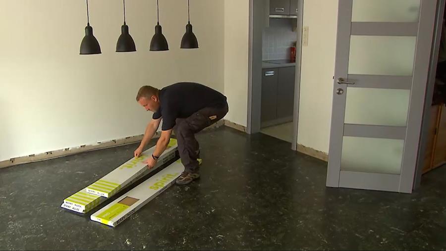 acclimatiseren LVT-vloer plaatsen