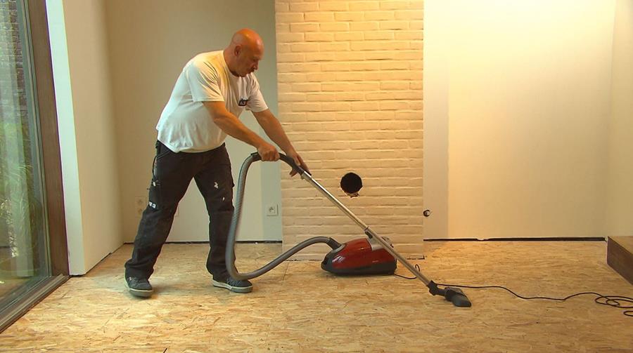 7. ondervloer schoonmaken