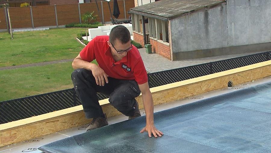 handdroog EPDM DAKBEDEKKING