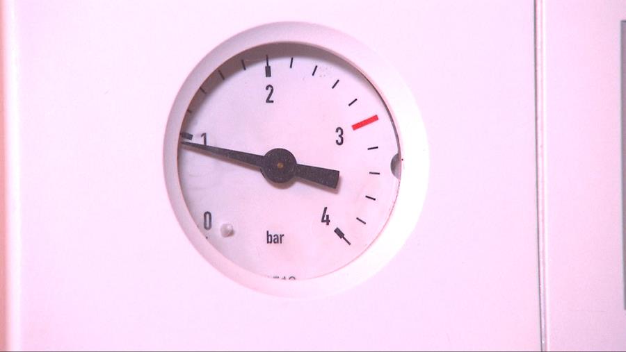 4. cv-installatie druk bar meter