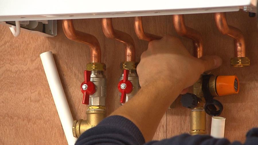 7. veiligheidsgreep gaswandketel zelf plaatsen