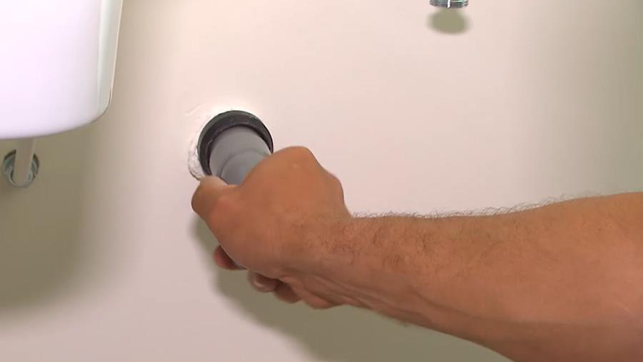 afvoer machine à laver installer