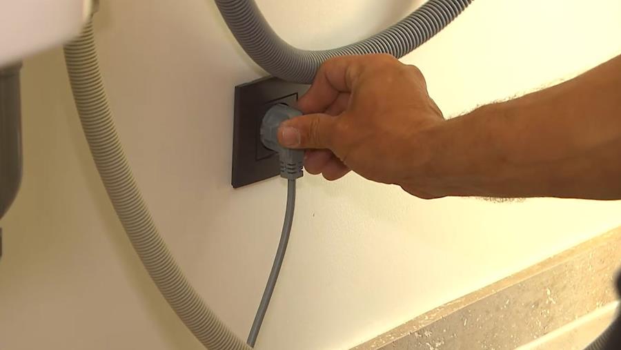 aansluiten machine à laver installer