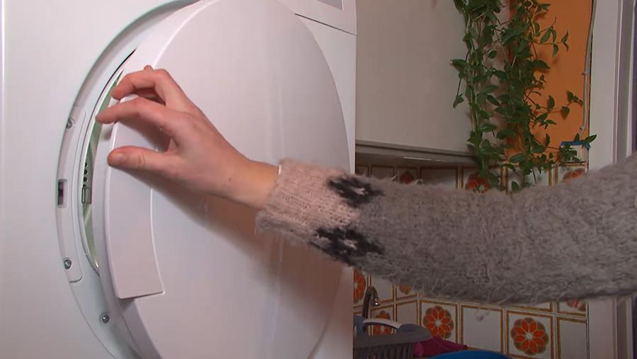 deur sèche-linge porte