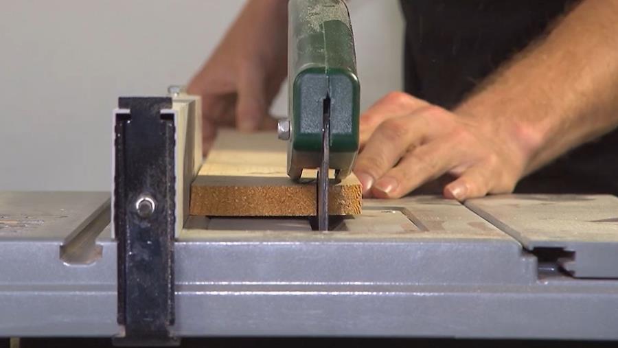 zaagtafel sécurité  scie sur table
