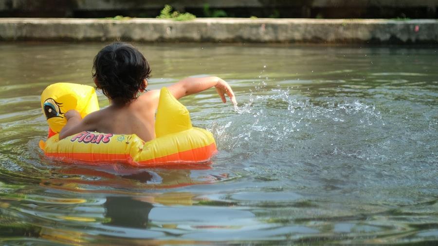 Zwemvijver kinderen tuinvijver