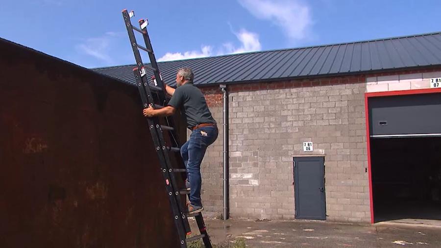 tony klimt werken ladder steiger