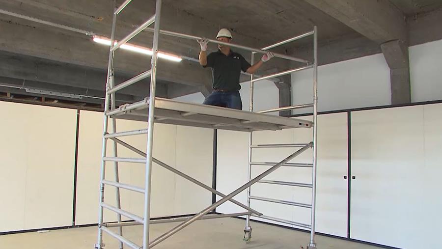 steiger veilig werken op een steiger