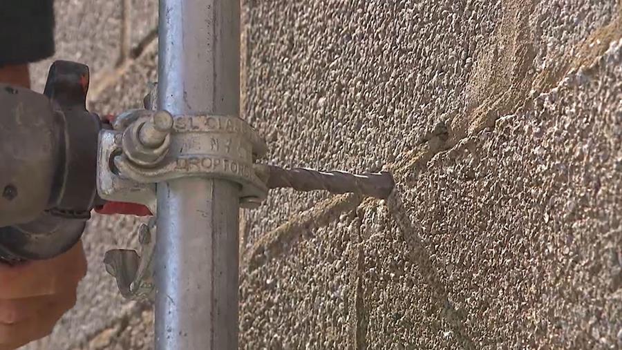 anker veilig werken op een steiger