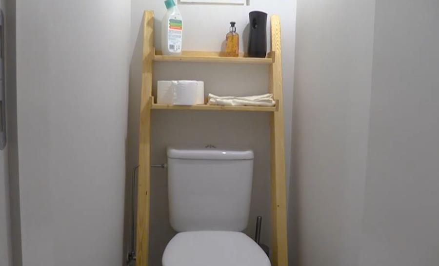 toiletmeubel propre rangement wc