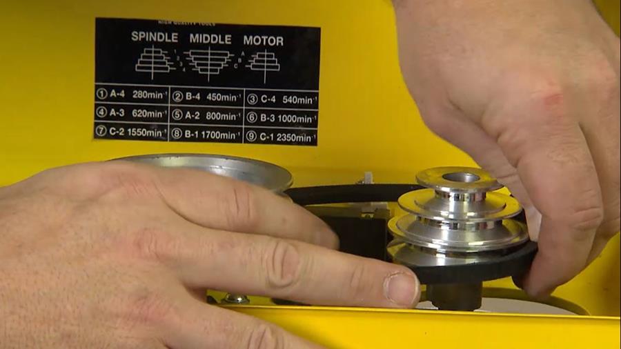 overbrenging kolomboormachine