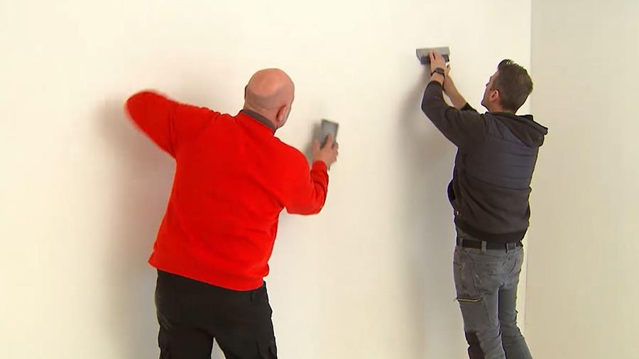 afwerking réparer plâtrage