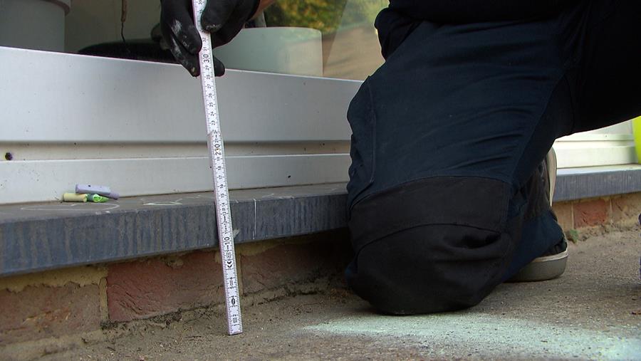 hoogte bepalenj tegeldragers terras