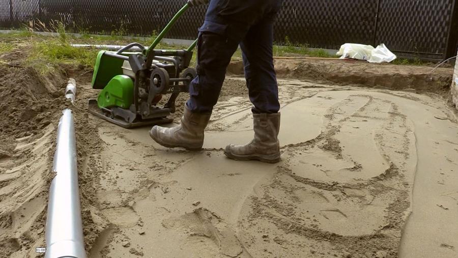 1. trilplaat op stabilisé
