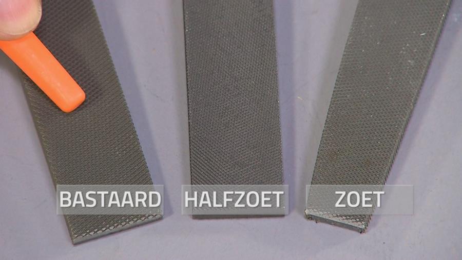bastaard zoet halfzoet vijl kiezen gebruiken