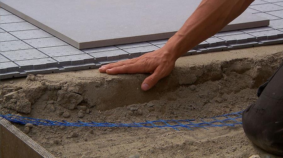 Terrasopbouw Stabilisatiematten