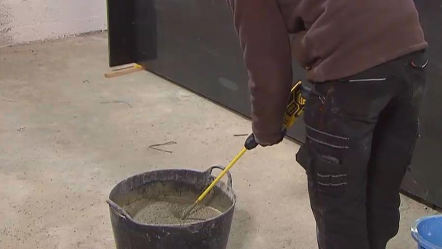 beton aanmaken beton keukenwerkblad