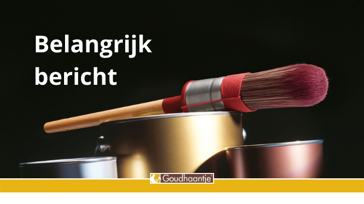 Verfpotten en kwast