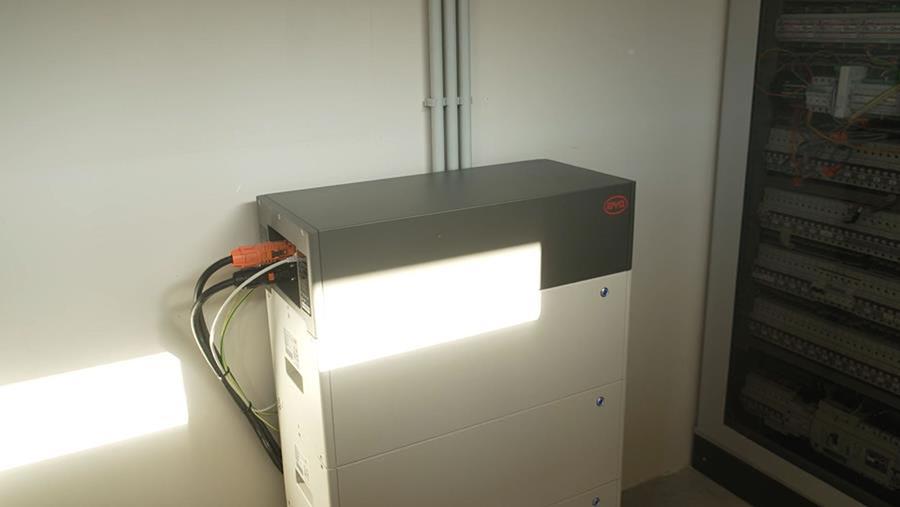 thuisbatterij geplaatst