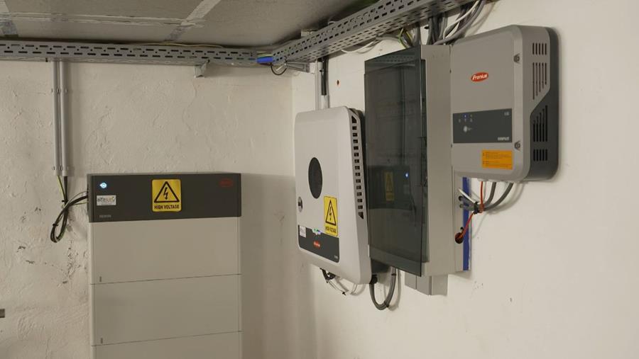 installatie van een thuisbatterij