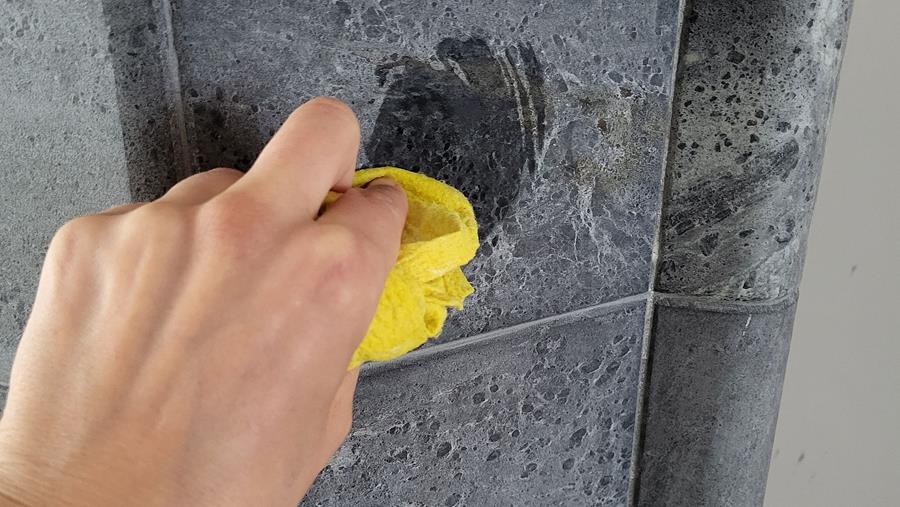 Speksteen schoonmaken