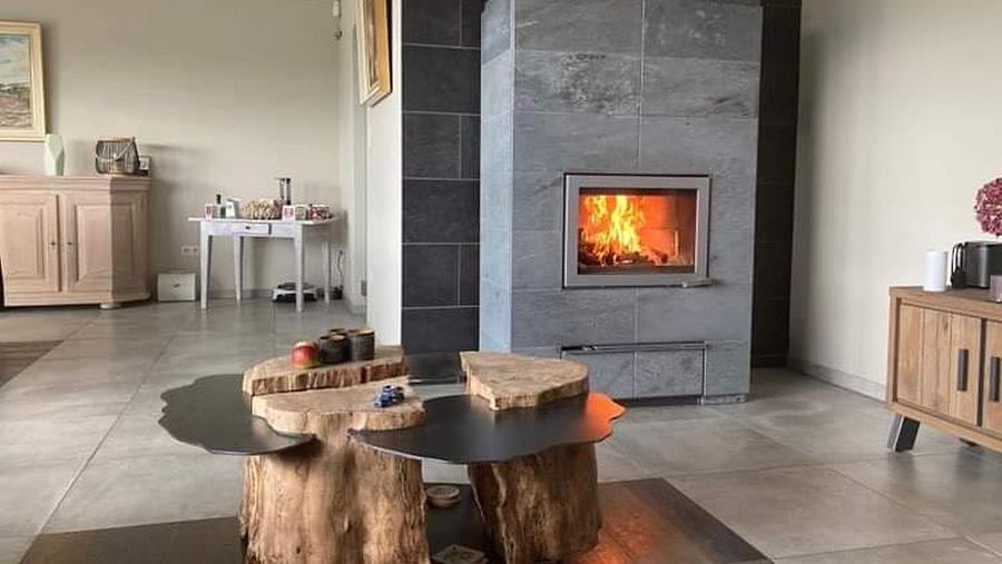 Speksteenkachel in de woning