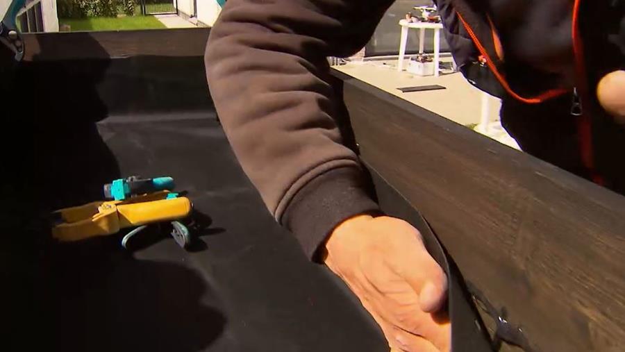 epdm rangement toit vert