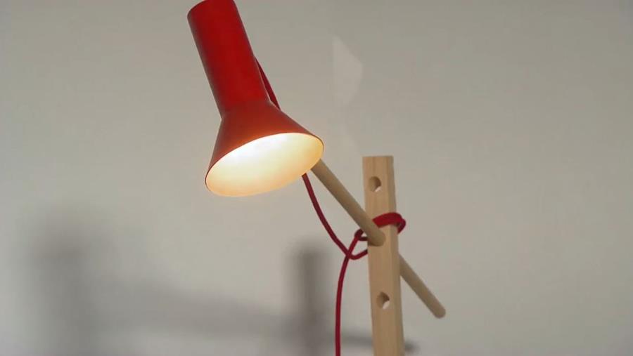 staande lamp zelfgemaakt