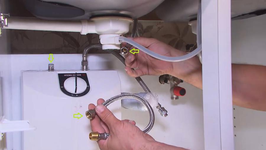 warm water aansluiten koppelstuk