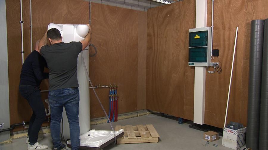 voorbereiding boiler