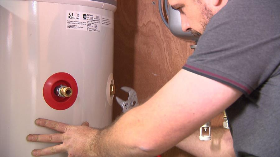 warm water boiler