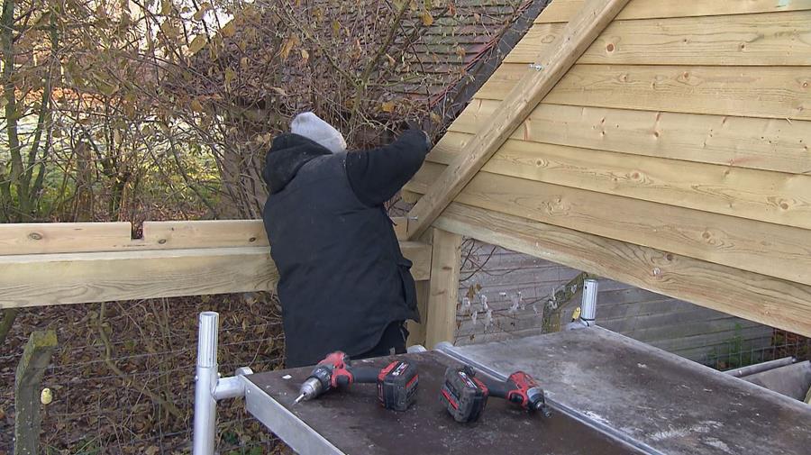 dak aanbouw monteren