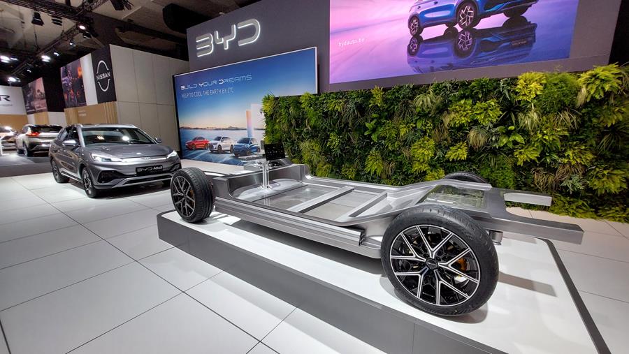 BYD op het Autosalon van Brussel