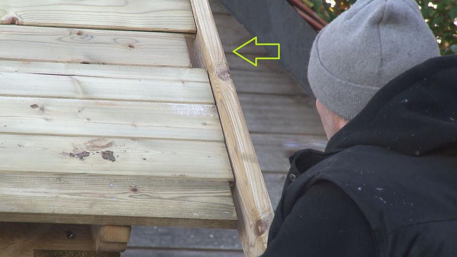 gelijke rand dakplanken