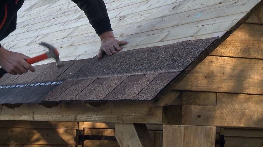 Eerste rij dakshingles
