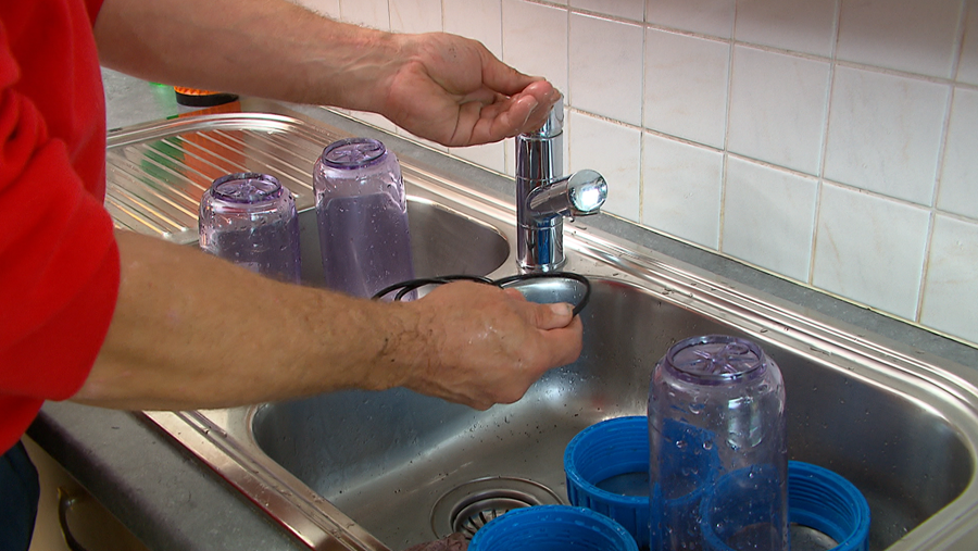waterfilters uitspoelen