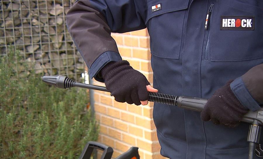 lans hogedrukreiniger opzetten