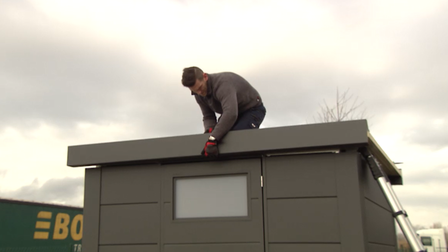 dakrand vooraan plaatsen