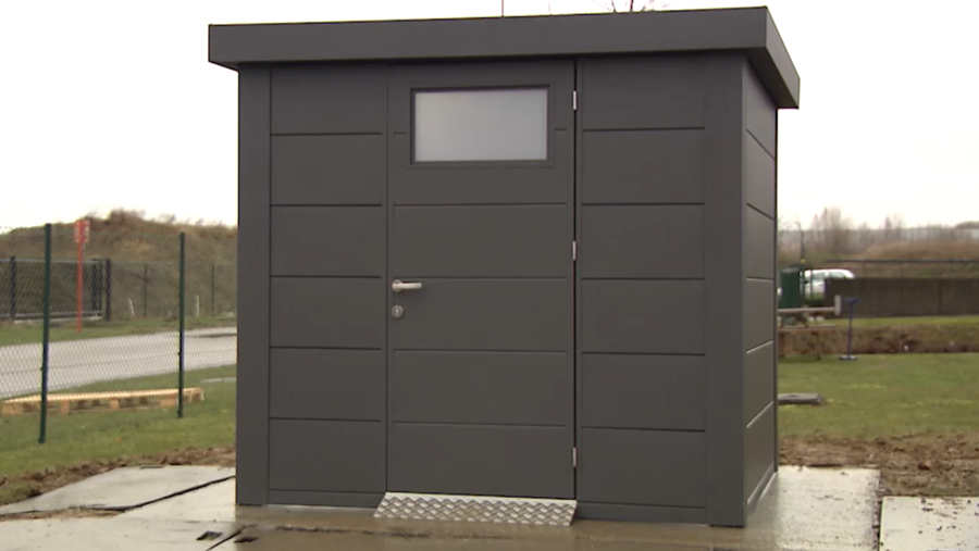 ramp voor tuinhuis metaal