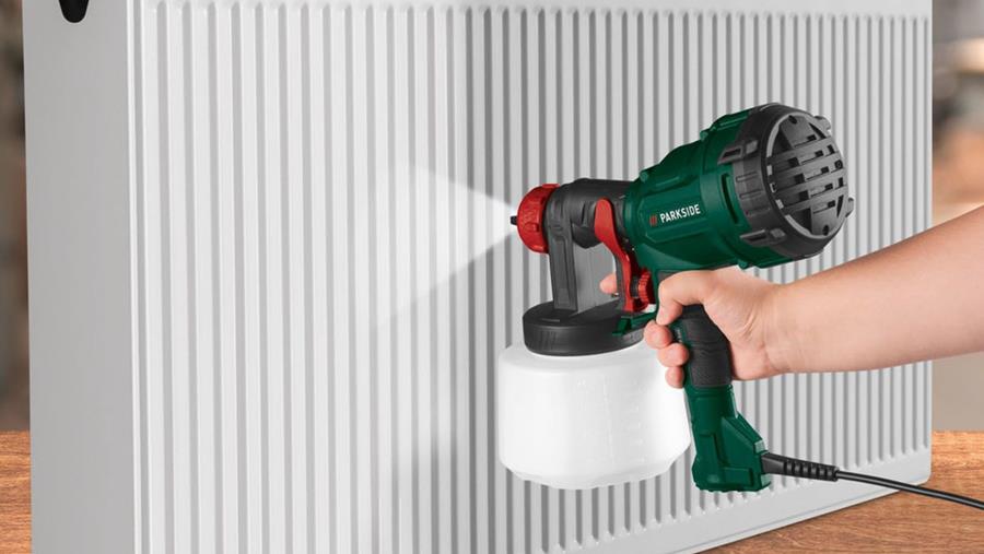 parkside verfspuit radiator