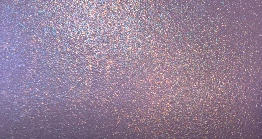 glitterverf op een muur
