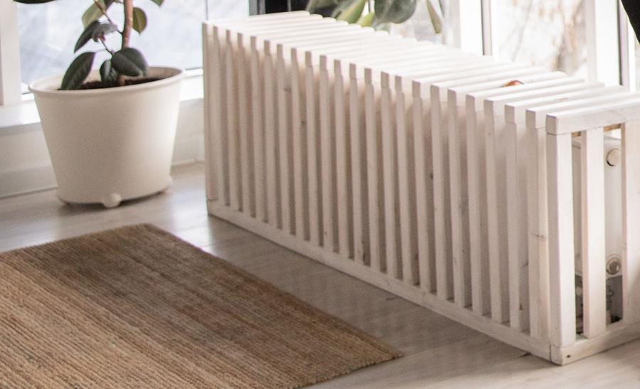 openingen voorzien radiatoromkasting